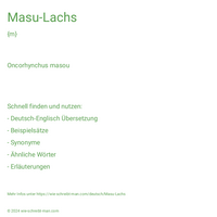 Masu-Lachs