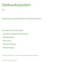 Stellwerkssystem