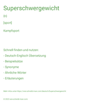 Superschwergewicht