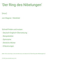 'Der Ring des Nibelungen'