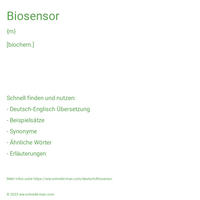 Biosensor