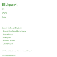 Blickpunkt