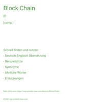 Block Chain