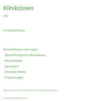 Klinikclown