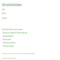 Strahldolden