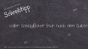 Wie schreibt man voller Schlaglöcher? Bedeutung, Synonym, Antonym & Zitate.