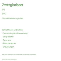 Zwerglorbeer