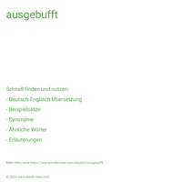 ausgebufft