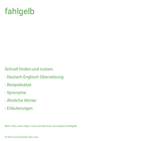 fahlgelb