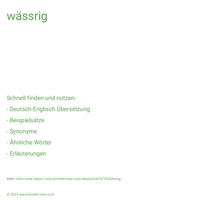 wässrig