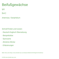 Beifußgewächse