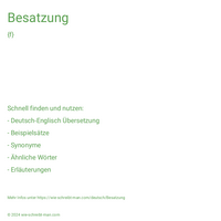 Besatzung