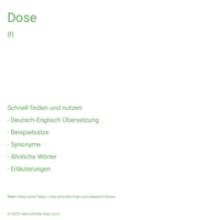 Dose