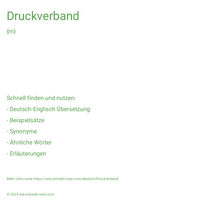 Druckverband