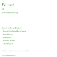 Ferment