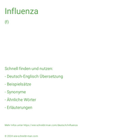 Influenza