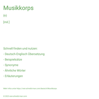 Musikkorps