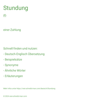 Stundung