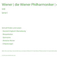 Wiener | die Wiener Philharmoniker | die traditionellen Wiener Kaffeehäuser