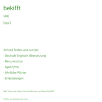 bekifft