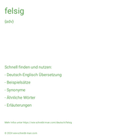 felsig