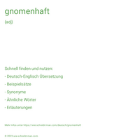 gnomenhaft