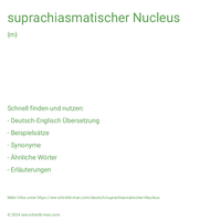 suprachiasmatischer Nucleus