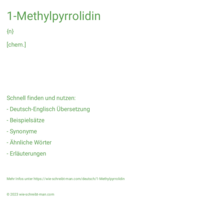 1-Methylpyrrolidin