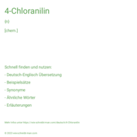 4-Chloranilin