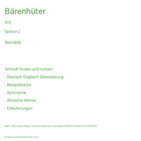 Bärenhüter