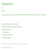 Diaspora