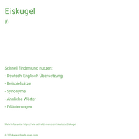 Eiskugel