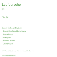 Laufbursche