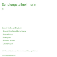 Schulungsteilnehmerin