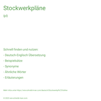 Stockwerkpläne