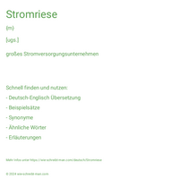 Stromriese