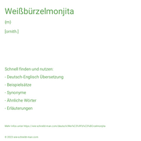 Weißbürzelmonjita