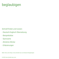 beglaubigen