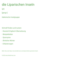 die Liparischen Inseln