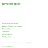 intrakartilaginär