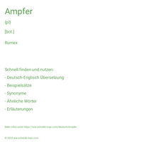 Ampfer