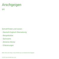 Arschgeigen