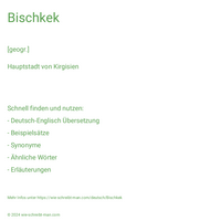 Bischkek