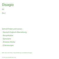 Disagio