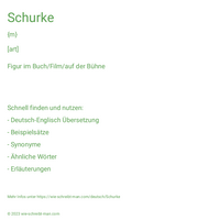 Schurke