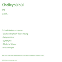 Shelleybülbül