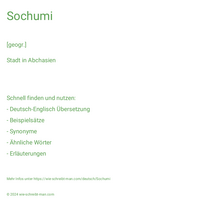 Sochumi