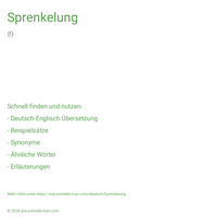 Sprenkelung