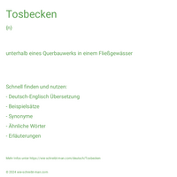 Tosbecken