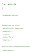 die Lorelei